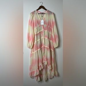 English Factory High Low Maxi Dress - Size M